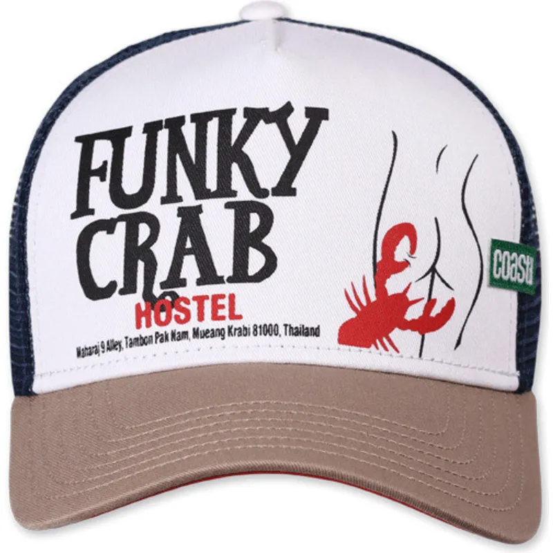 petten-gebogen-meerkleurig-snapback-funky-crab-hostel-hft-van-coastal petten-gebogen-meerkleurig-snapback-funky-crab-hostel-hft-van-coastal