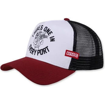 Petten gebogen meerkleurig snapback Theres One In Every Port HFT van Coastal