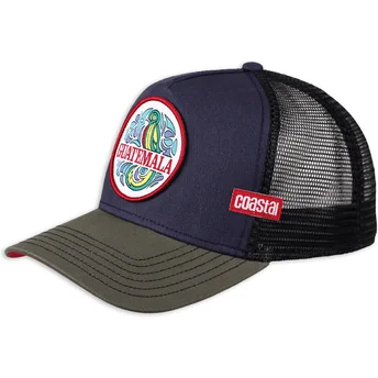 Petten gebogen meerkleurig snapback HFT van Coastal