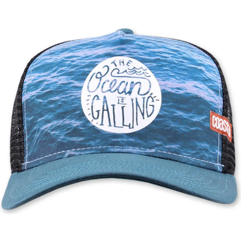 petten-gebogen-blauw-snapback-the-ocean-is-calling-hft-van-coastal