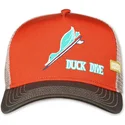 petten-gebogen-oranje-snapback-duck-dive-hft-van-coastal