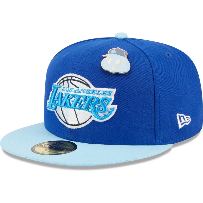 petten-plat-blauw-fitted-59fifty-the-elements-water-pin-van-los-angeles-lakers-nba-van-new-era