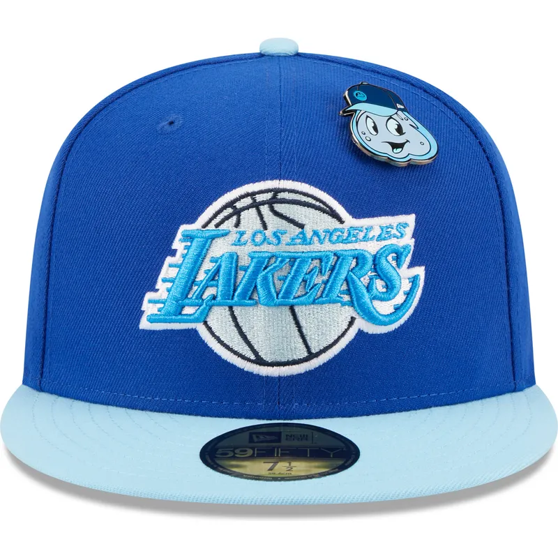 petten-plat-blauw-fitted-59fifty-the-elements-water-pin-van-los-angeles-lakers-nba-van-new-era