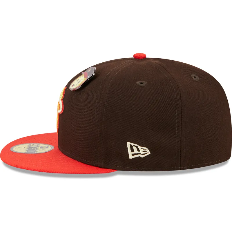 petten-plat-bruin-fitted-59fifty-the-elements-fire-pin-van-miami-heat-nba-van-new-era petten-plat-bruin-fitted-59fifty-the-elements-fire-pin-van-miami-heat-nba-van-new-era