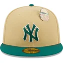petten-plat-beige-fitted-59fifty-the-elements-earth-pin-van-new-york-yankees-mlb-van-new-era