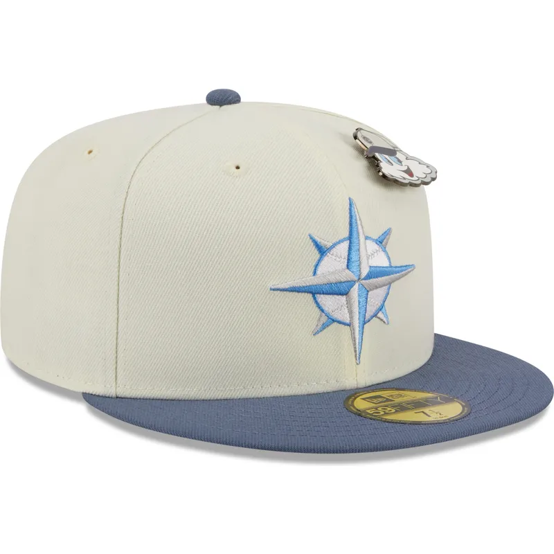 petten-plat-grijs-fitted-59fifty-the-elements-air-pin-van-seattle-mariners-mlb-van-new-era