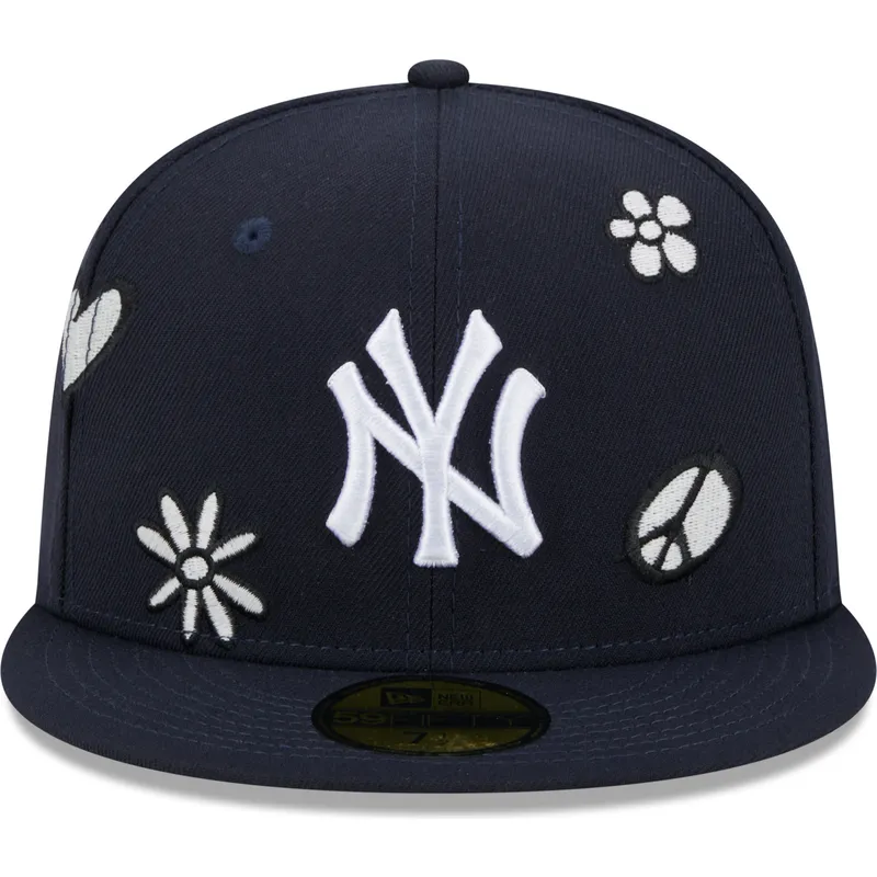 petten-plat-marineblauw-fitted-59fifty-sunlight-pop-van-new-york-yankees-mlb-van-new-era petten-plat-marineblauw-fitted-59fifty-sunlight-pop-van-new-york-yankees-mlb-van-new-era