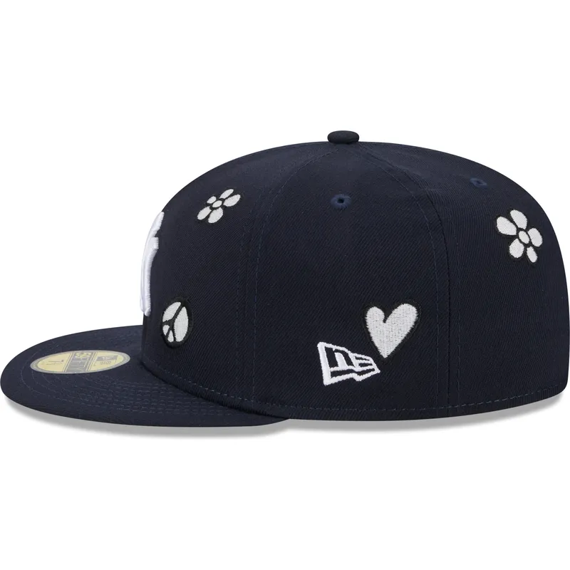 petten-plat-marineblauw-fitted-59fifty-sunlight-pop-van-new-york-yankees-mlb-van-new-era petten-plat-marineblauw-fitted-59fifty-sunlight-pop-van-new-york-yankees-mlb-van-new-era