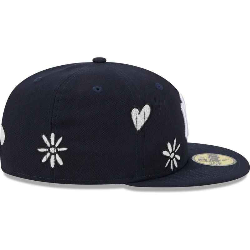 petten-plat-marineblauw-fitted-59fifty-sunlight-pop-van-new-york-yankees-mlb-van-new-era petten-plat-marineblauw-fitted-59fifty-sunlight-pop-van-new-york-yankees-mlb-van-new-era