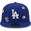 petten-plat-blauw-fitted-59fifty-sunlight-pop-van-los-angeles-dodgers-mlb-van-new-era