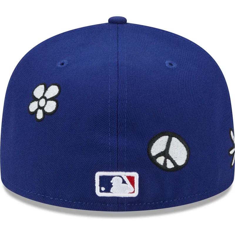 petten-plat-blauw-fitted-59fifty-sunlight-pop-van-los-angeles-dodgers-mlb-van-new-era