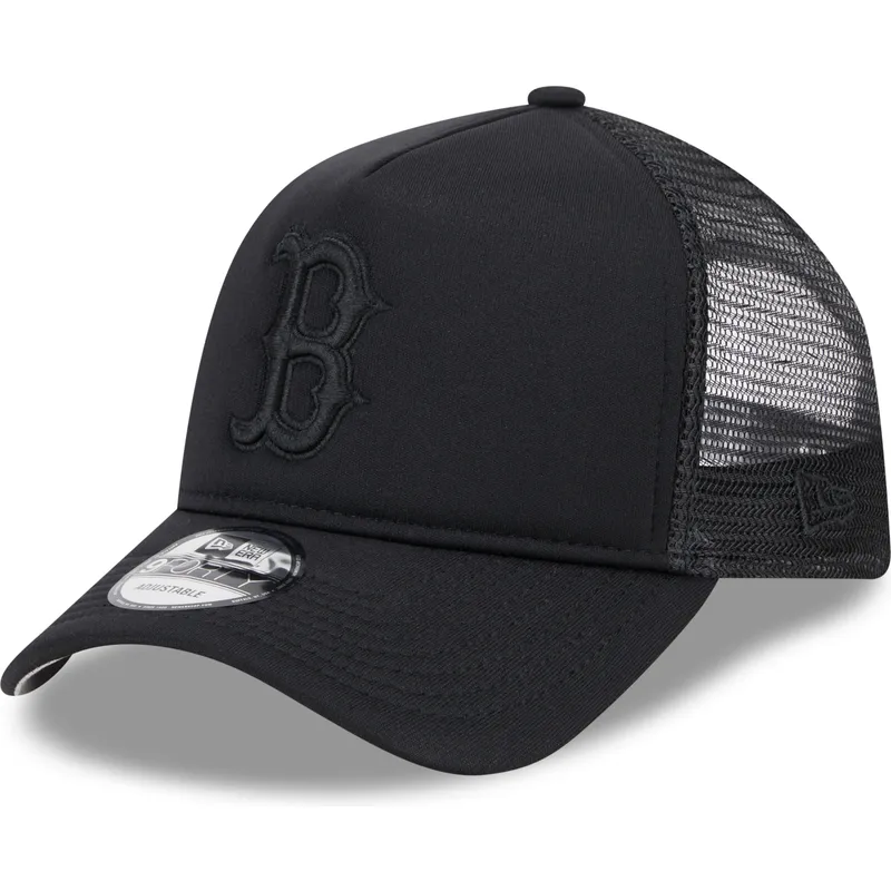 petten-gebogen-zwart-snapback-9forty-a-frame-all-day-van-boston-red-sox-mlb-van-new-era