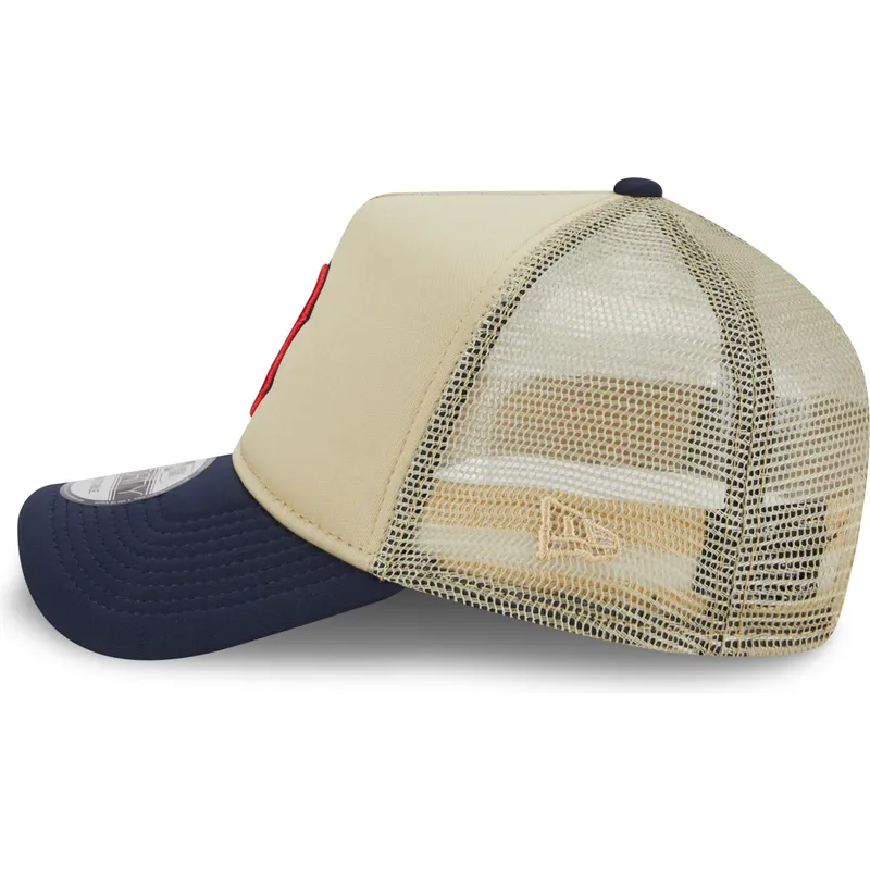 petten-gebogen-beige-snapback-9forty-a-frame-all-day-van-boston-red-sox-mlb-van-new-era
