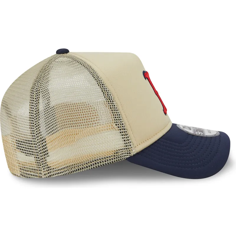 petten-gebogen-beige-snapback-9forty-a-frame-all-day-van-boston-red-sox-mlb-van-new-era
