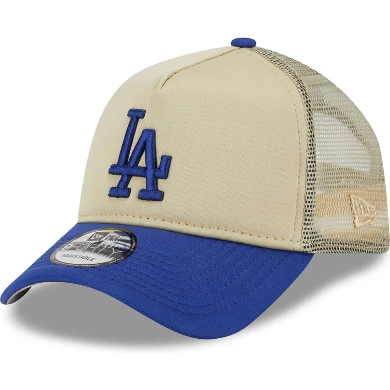 petten-gebogen-beige-snapback-9forty-a-frame-all-day-van-los-angeles-dodgers-mlb-van-new-era