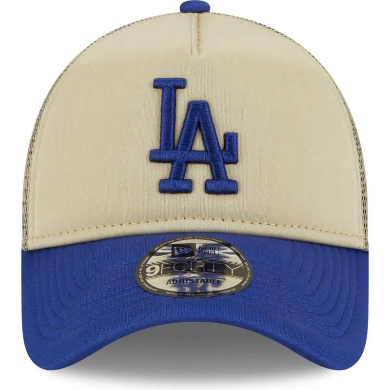 petten-gebogen-beige-snapback-9forty-a-frame-all-day-van-los-angeles-dodgers-mlb-van-new-era