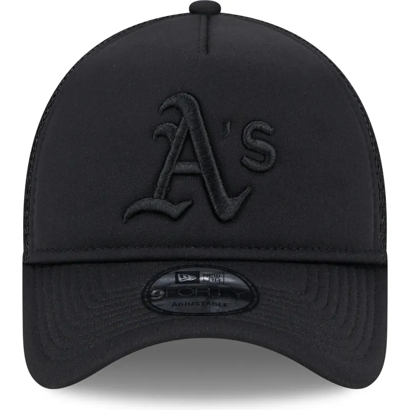 petten-gebogen-zwart-snapback-9forty-a-frame-all-day-van-oakland-athletics-mlb-van-new-era