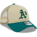 petten-gebogen-beige-snapback-9forty-a-frame-all-day-van-oakland-athletics-mlb-van-new-era