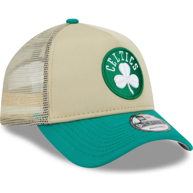 petten-gebogen-beige-snapback-9forty-a-frame-all-day-van-boston-celtics-nba-van-new-era