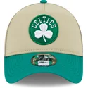 petten-gebogen-beige-snapback-9forty-a-frame-all-day-van-boston-celtics-nba-van-new-era