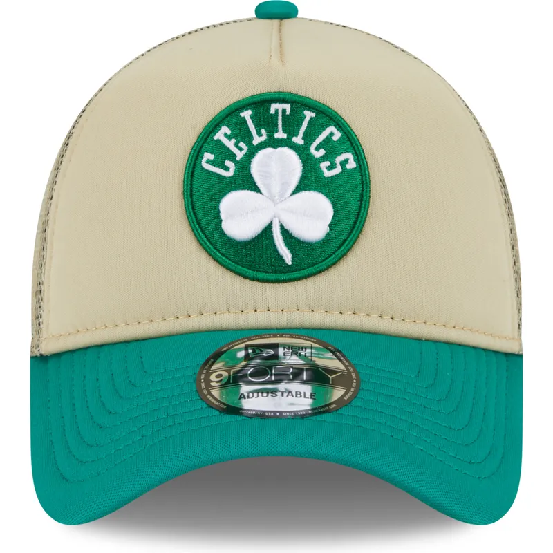 petten-gebogen-beige-snapback-9forty-a-frame-all-day-van-boston-celtics-nba-van-new-era