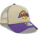 petten-gebogen-beige-snapback-9forty-a-frame-all-day-van-los-angeles-lakers-nba-van-new-era