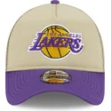 petten-gebogen-beige-snapback-9forty-a-frame-all-day-van-los-angeles-lakers-nba-van-new-era