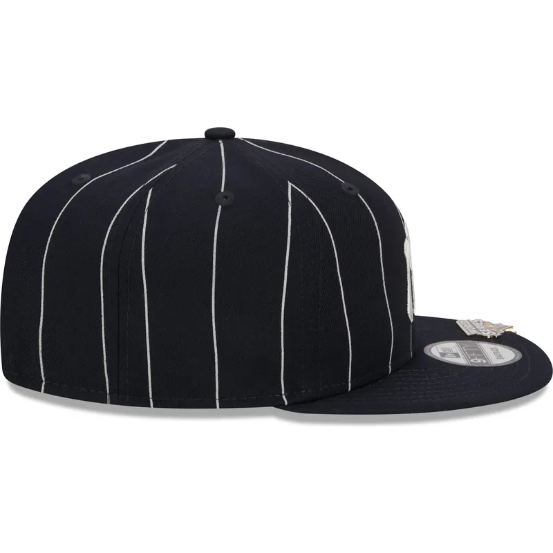 petten-plat-marineblauw-snapback-9fifty-pinstripe-visor-clip-van-new-york-yankees-mlb-van-new-era