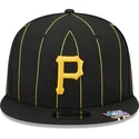 petten-plat-zwart-snapback-9fifty-pinstripe-visor-clip-van-pittsburgh-pirates-mlb-van-new-era