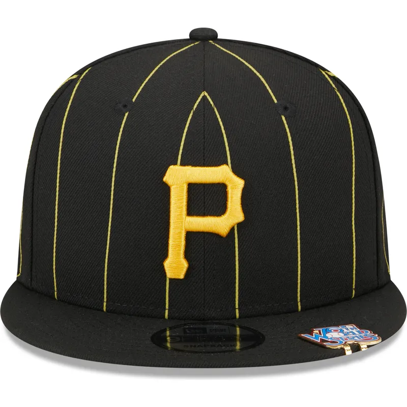 petten-plat-zwart-snapback-9fifty-pinstripe-visor-clip-van-pittsburgh-pirates-mlb-van-new-era