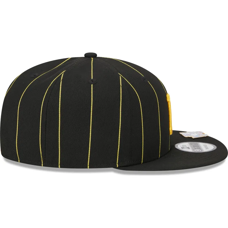 petten-plat-zwart-snapback-9fifty-pinstripe-visor-clip-van-pittsburgh-pirates-mlb-van-new-era