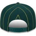 petten-plat-groen-snapback-9fifty-pinstripe-visor-clip-van-oakland-athletics-mlb-van-new-era