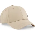 petten-gebogen-beige-verstelbaar-metal-cat-van-puma