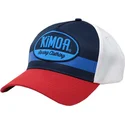 petten-gebogen-blauw-verstelbaar-team-turbo-van-kimoa