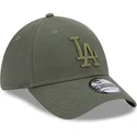petten-gebogen-groen-fitted-39thirty-league-essential-van-los-angeles-dodgers-mlb-van-new-era
