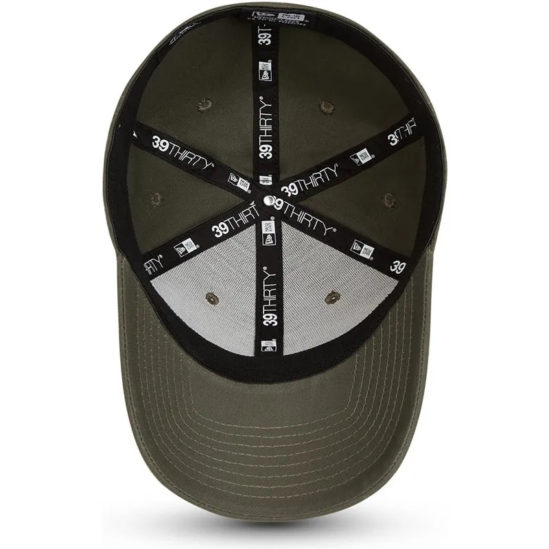 petten-gebogen-groen-fitted-39thirty-league-essential-van-los-angeles-dodgers-mlb-van-new-era