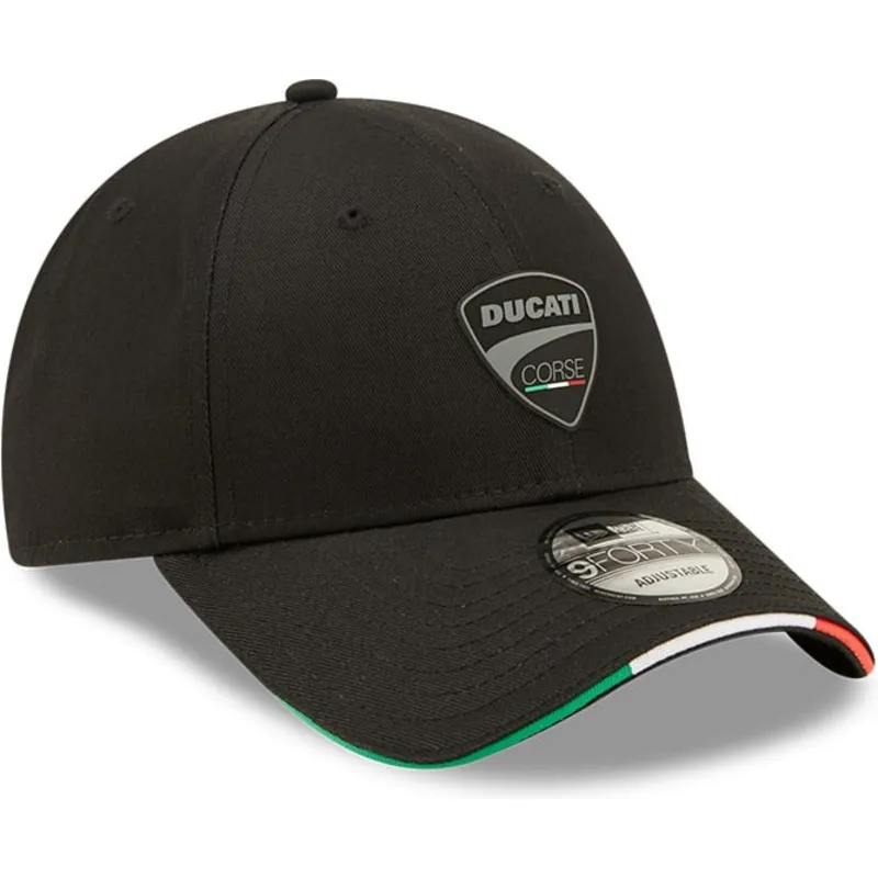 petten-gebogen-zwart-verstelbaar-9forty-repreve-flag-sandwich-van-ducati-motor-motogp-van-new-era