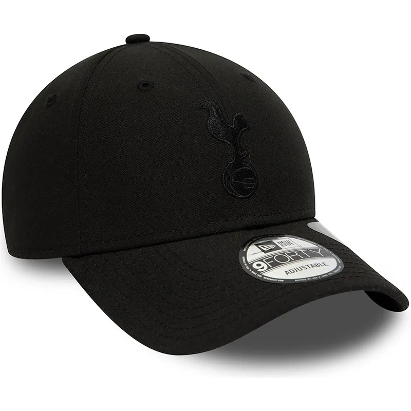 petten-gebogen-zwart-verstelbaar-9forty-repreve-van-tottenham-hotspur-football-club-premier-league-van-new-era