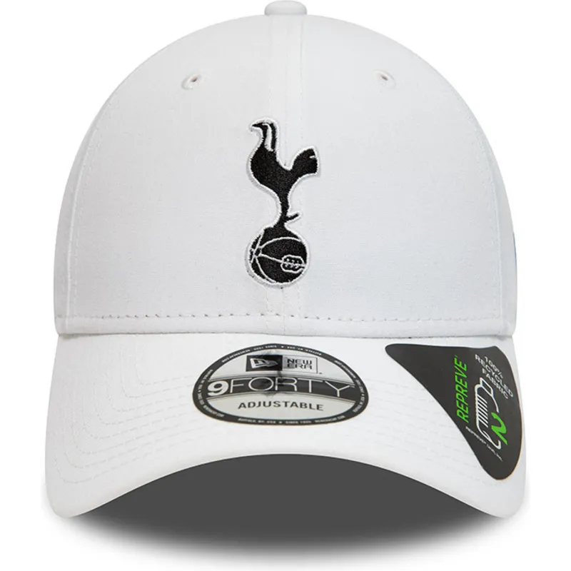 petten-gebogen-wit-verstelbaar-9forty-repreve-van-tottenham-hotspur-football-club-premier-league-van-new-era