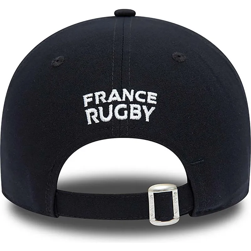 petten-gebogen-marineblauw-verstelbaar-9forty-repreve-team-colour-van-french-rugby-federation-ffr-van-new-era