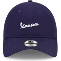 petten-gebogen-marineblauw-verstelbaar-9twenty-van-vespa-piaggio-van-new-era
