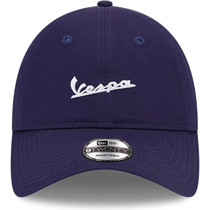 petten-gebogen-marineblauw-verstelbaar-9twenty-van-vespa-piaggio-van-new-era
