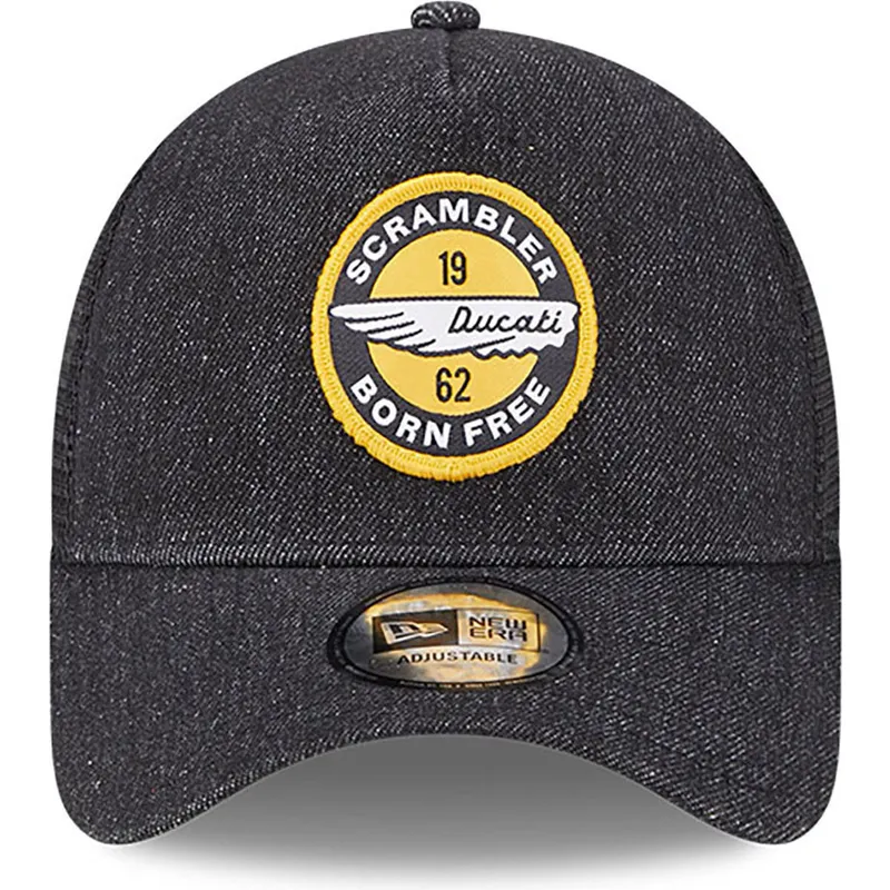 petten-gebogen-zwart-snapback-denim-a-frame-van-ducati-motor-motogp-van-new-era
