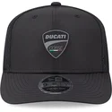 petten-gebogen-zwart-snapback-9fifty-stretch-snap-ripstop-van-ducati-motor-motogp-van-new-era