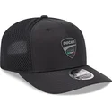 petten-gebogen-zwart-snapback-9fifty-stretch-snap-ripstop-van-ducati-motor-motogp-van-new-era