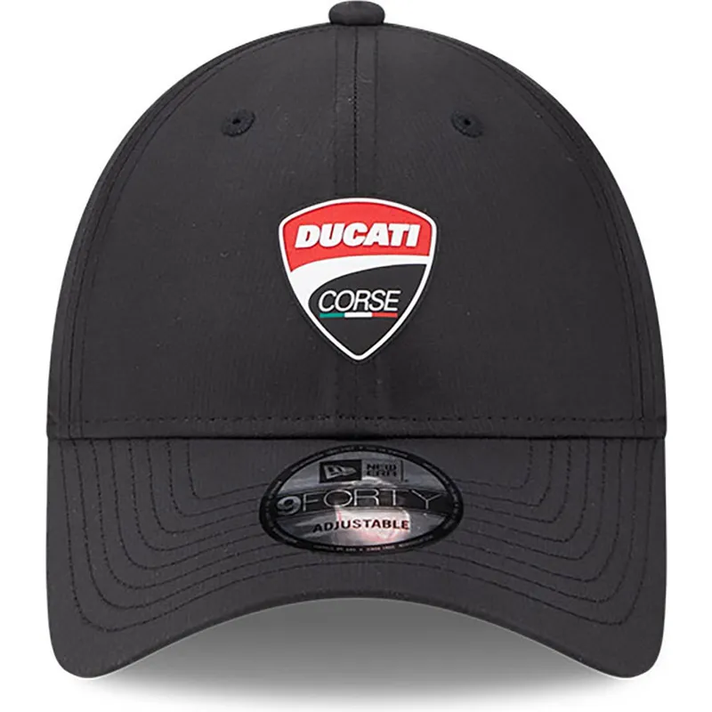 petten-gebogen-zwart-verstelbaar-9forty-ripstop-van-ducati-motor-motogp-van-new-era