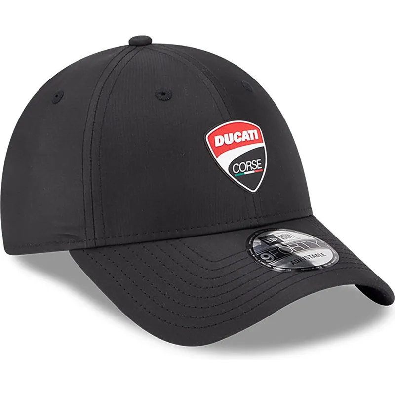petten-gebogen-zwart-verstelbaar-9forty-ripstop-van-ducati-motor-motogp-van-new-era