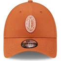 petten-gebogen-oranje-verstelbaar-9forty-seasonal-van-ac-milan-serie-a-van-new-era