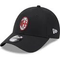 petten-gebogen-zwart-verstelbaar-9forty-core-van-ac-milan-serie-a-van-new-era