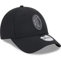 petten-gebogen-zwart-verstelbaar-9forty-repreve-van-ac-milan-serie-a-van-new-era